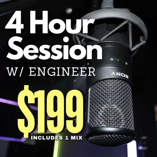 4 Hour Session Special (+ Blu as engineer)